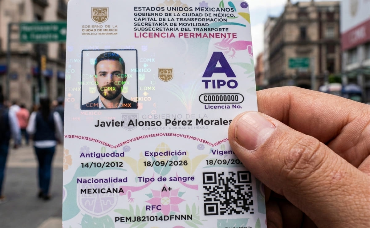 Licencia de conducir permanente en CDMX 2026: Requisitos, costo y fecha límite para tramitarla